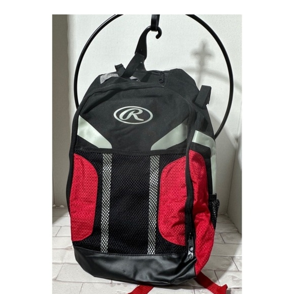 Rawlings Men's Backpack in Black and Red